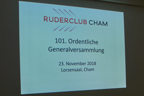 101. Generalversammlung Ruderclub Cham